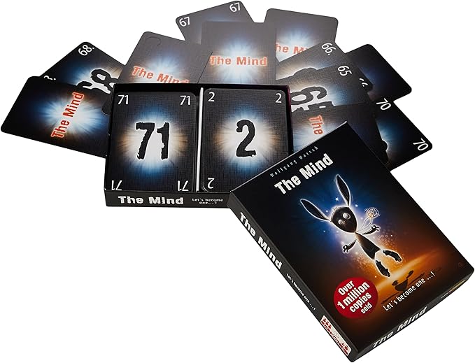 Asmodée NSV Age 8+ | The Mind UK version | Card Game | Ages 8+ | 2-4 Players | 20 Minutes Playing Time
