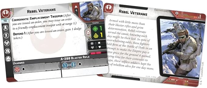 Atomic Mass Games | Star Wars Legion: Rebel Expansions Veterans | Ages 14+ | 2 Players | 90 Minutes Playing Time
