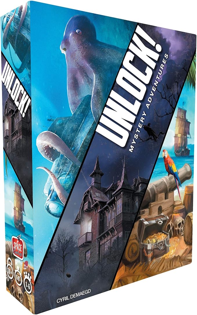Unlock! - Mystery Adventures - Unbox Now - 1 à 6 joueurs Unlock! - Mystery Adventures - Unbox Now - 1 à 6 joueurs