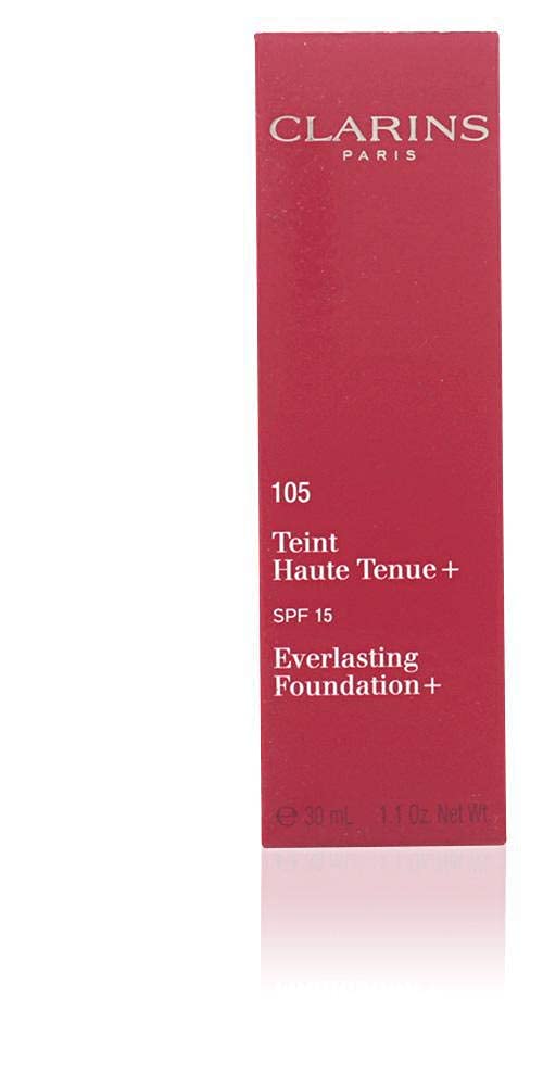 Clarins Everlasting Foundation+, Shade: No. 109 Wheat, SPF 15, 30ml