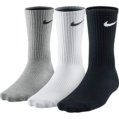 Nike Lightweight Crew Unisex Adult Socks, Pack of 3, Multicolour, X-Large, EU 46-50
