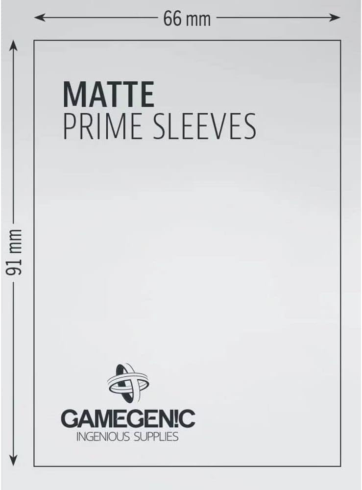 Gamegenic GGS11035ML Matte Prime Sleeves 100-Pack , Orange