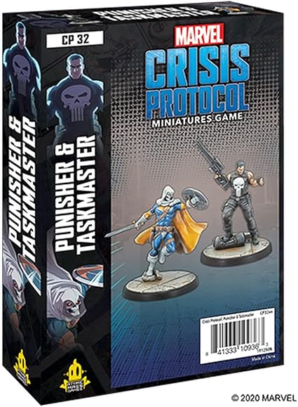 Atomic Mass Games - Marvel Crisis Protocol: Character Pack: Marvel Crisis Protocol: Punisher and Taskmaster - Miniature Game