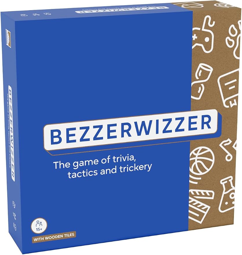 Asmodee | Bezzerwizzer | Fun Family Trivia Party Game | Ages 15+ | 2+ Players | 45+ Minutes Playing Time
