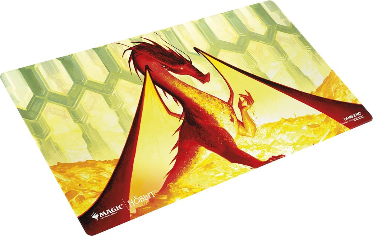 Gamegenic | MTG The Hobbit Shiny Playmat - Smaug the Golden | TCG Accessory