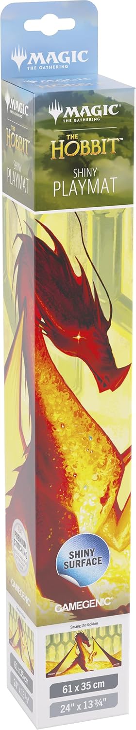 Gamegenic | MTG The Hobbit Shiny Playmat - Smaug the Golden | TCG Accessory