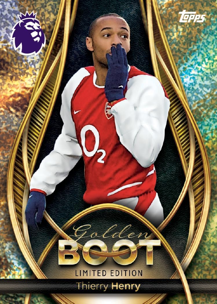 Topps Premier League 2026 - Debut Edition - Golden Boot Tin - contains 57 cards including 7 exclusive Golden Boot LE cards
