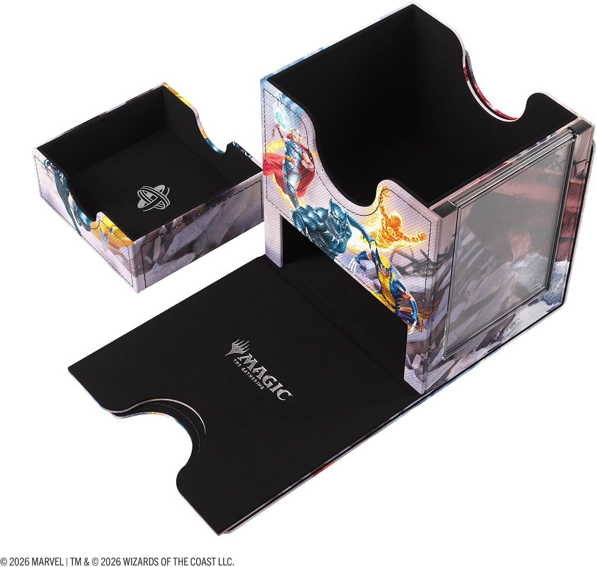Gamegenic | Magic: The Gathering | Marvel Super Heroes Sidekick PRO 100+ XL - Marvel Super Heroes | Trading Card Game Accessory |Ages 13+