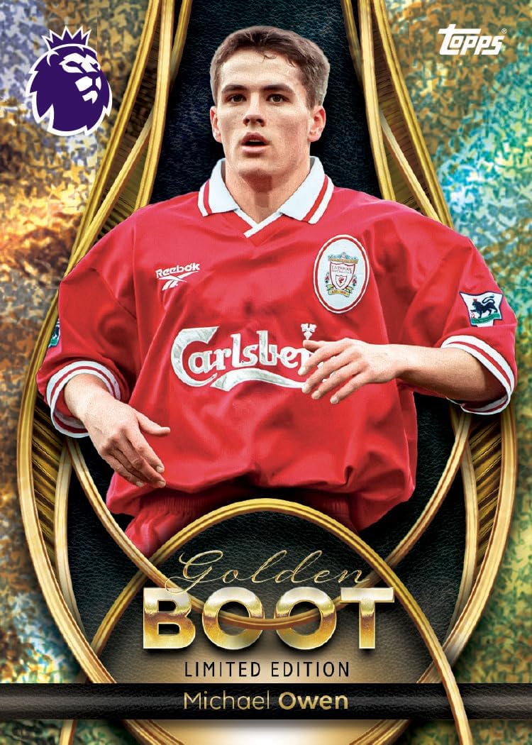 Topps Premier League 2026 - Debut Edition - Golden Boot Tin - contains 57 cards including 7 exclusive Golden Boot LE cards