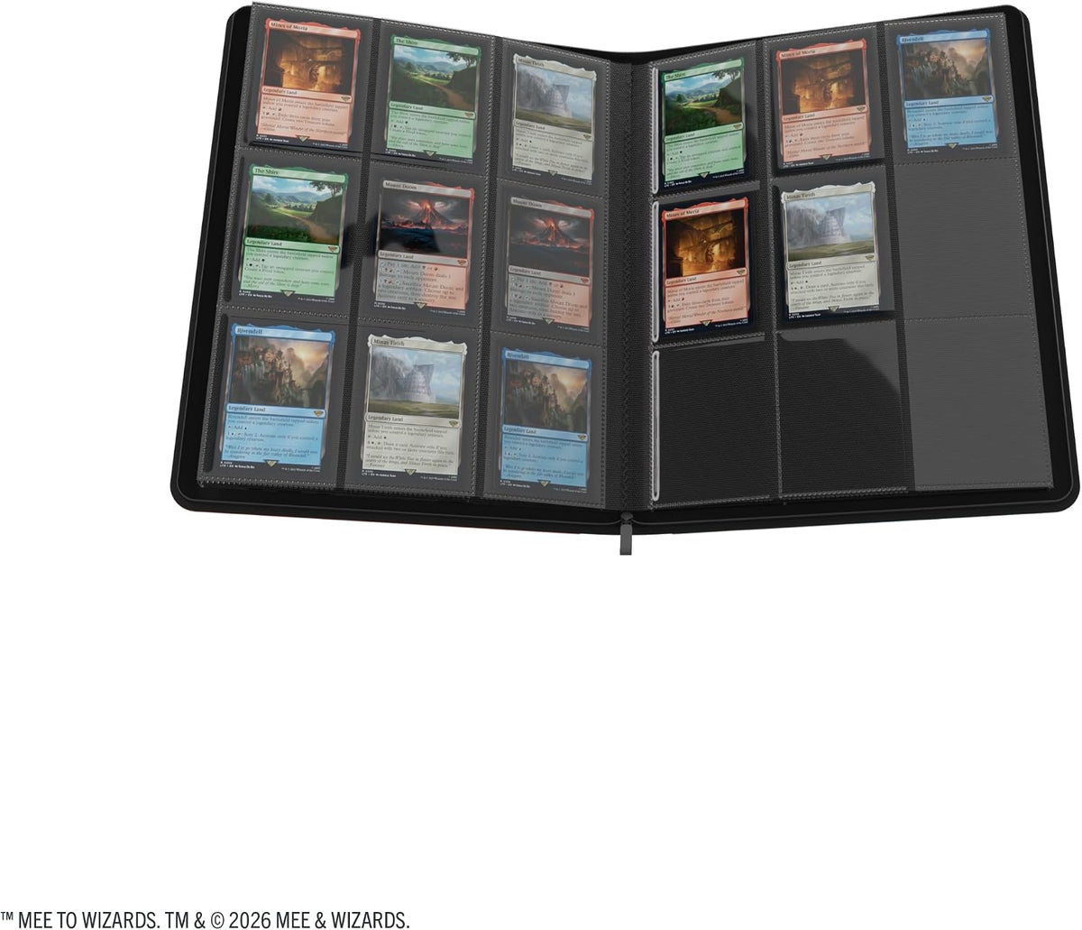 Gamegenic Magic: The Gathering | The Hobbit Reißverschluss-Album 18 Fächer – Zwerg 1 altes Design / Bösewicht 1 altes Design 2