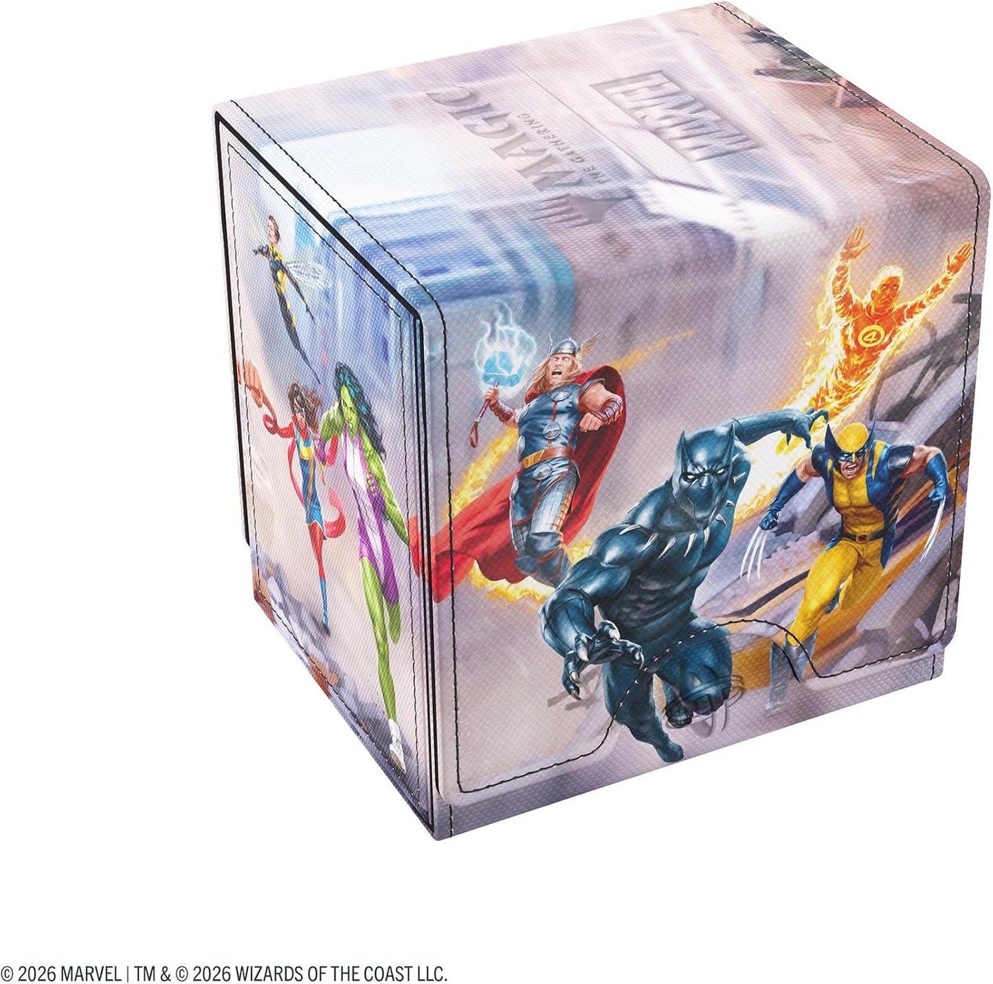 Gamegenic | Magic: The Gathering | Marvel Super Heroes Sidekick PRO 100+ XL - Marvel Super Heroes | Trading Card Game Accessory |Ages 13+