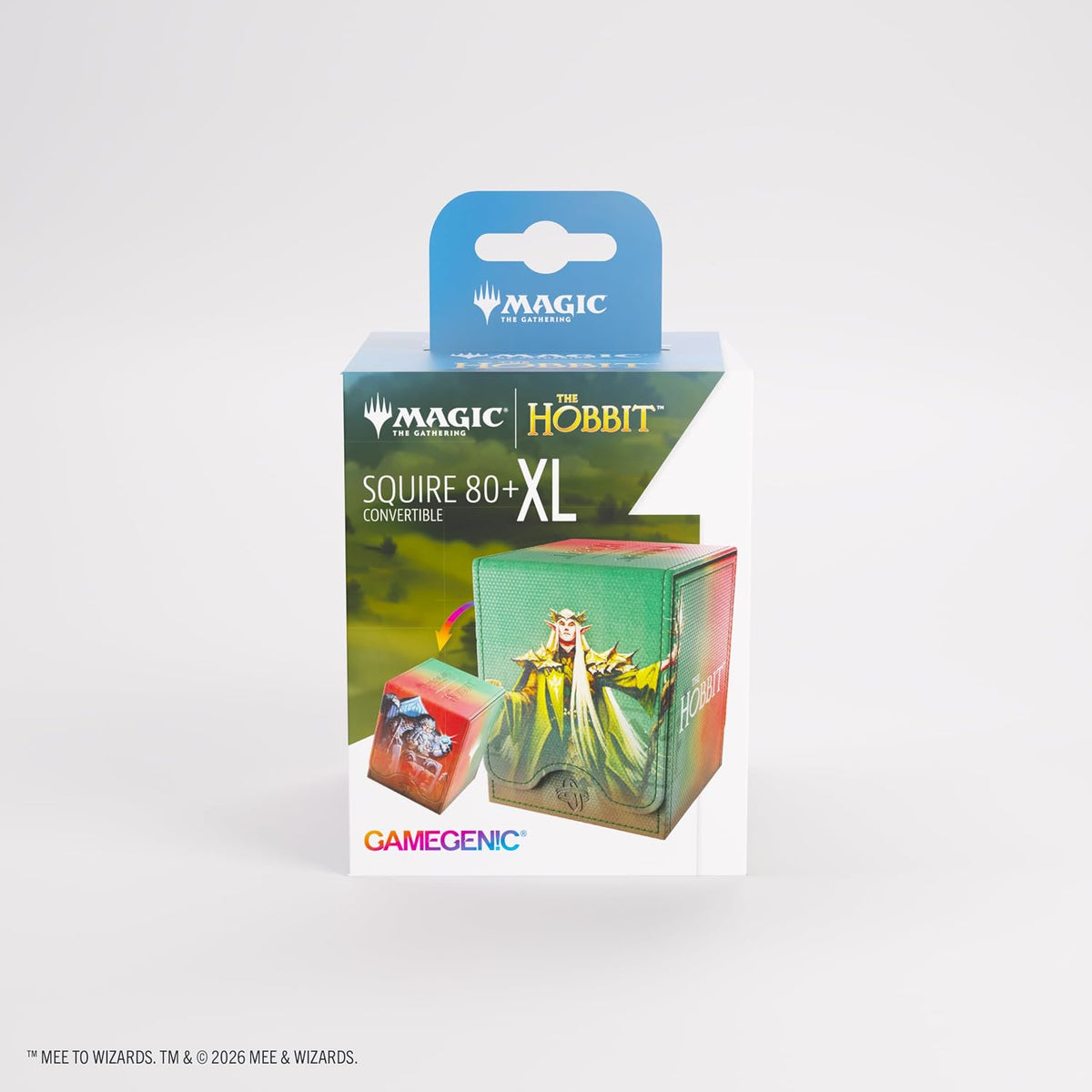 Gamegenic Magic: The Gathering The Hobbit Squire 80+ XL - Thranduil Magic The Gathering Officially Licenced Trading Card deck box accessory. Featuring Thranduil the Elvenking/The Mountain-King