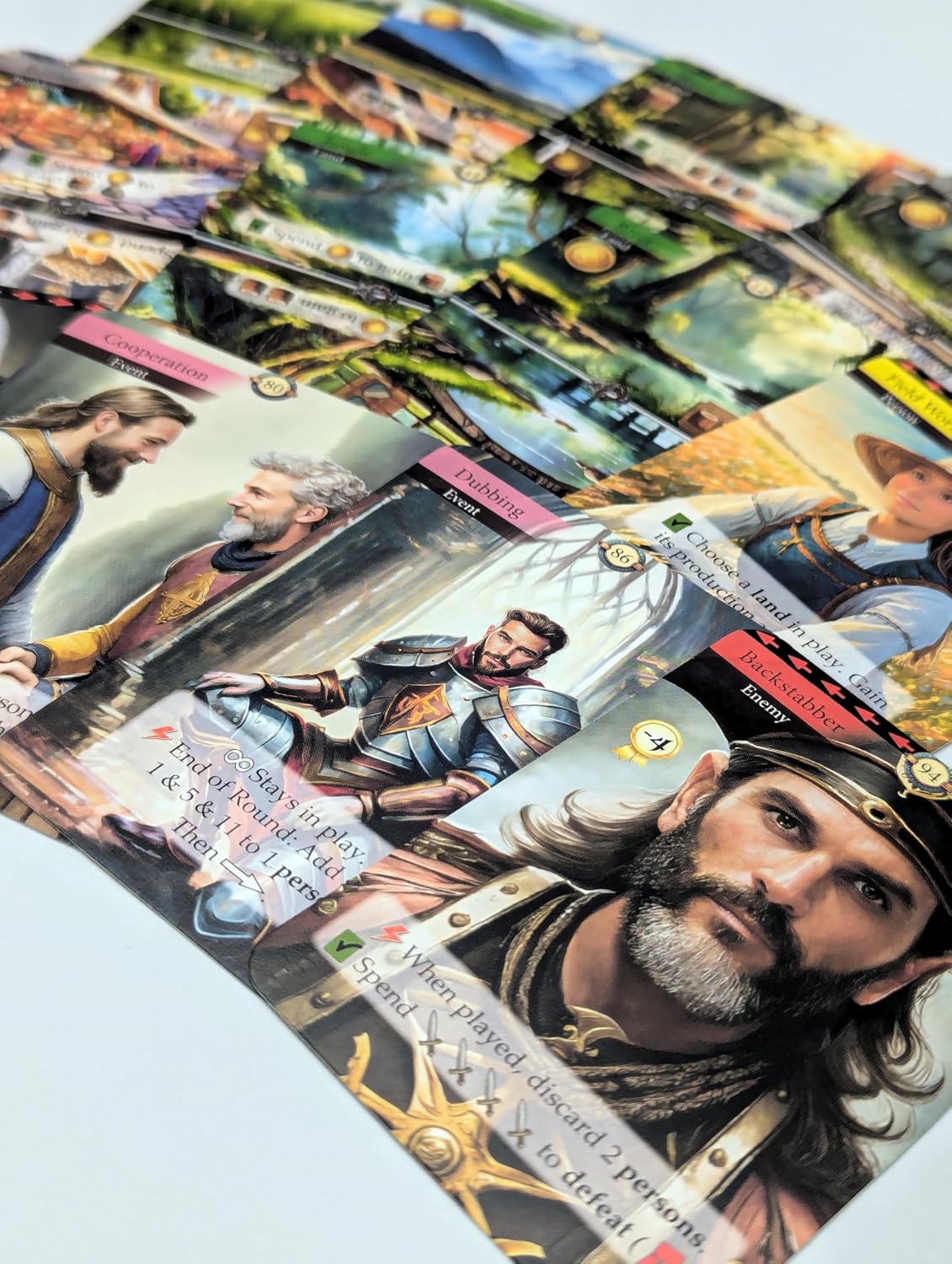 FryxGames Kingdom Legacy Feudal Kingdom Card Game/Boardgame (FN)