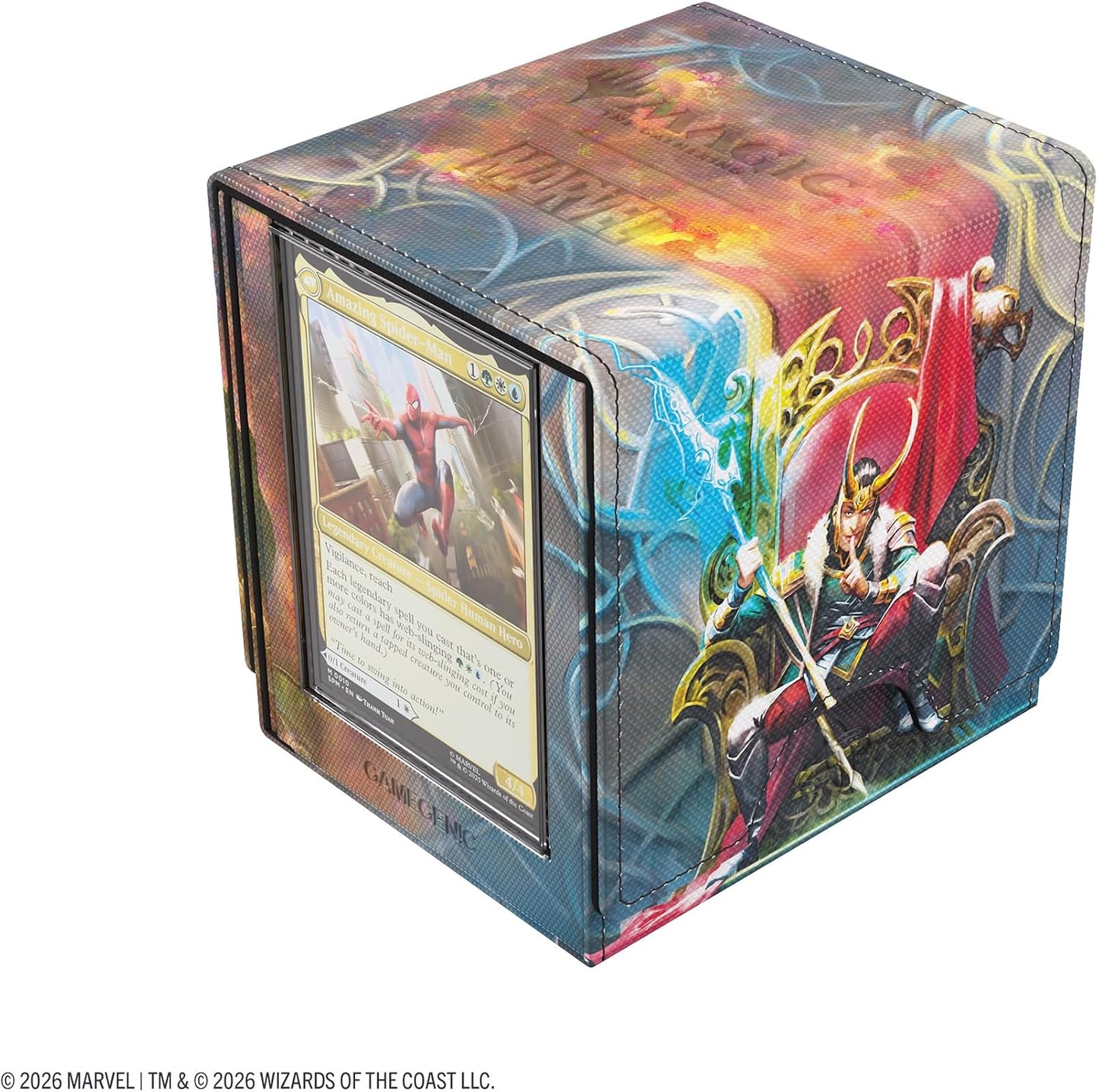 Gamegenic | Magic: The Gathering | Marvel Super Heroes Sidekick PRO 100+ XL - Doom Reigns Supreme | Trading Card Game Accessory | Ages 13+