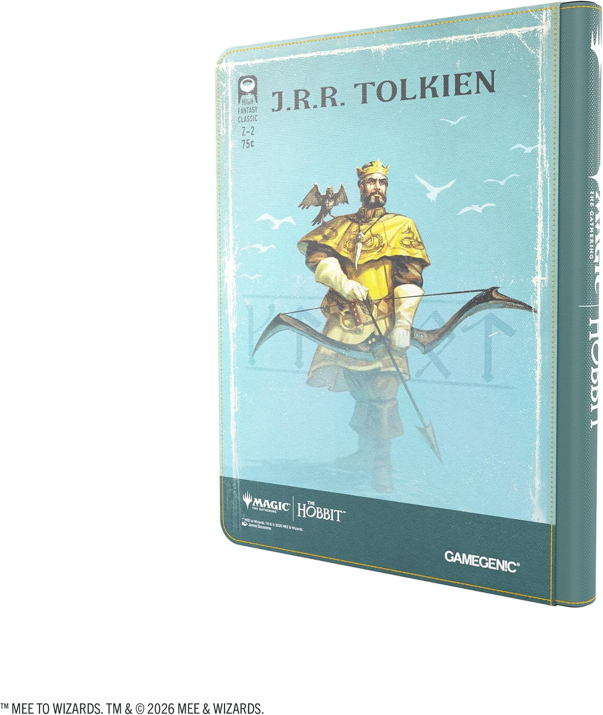 Gamegenic Magic: The Gathering | Der Hobbit Zip-Up-Album mit 18 Fächern – Schurke 1 Altes Design 3 Mensch 1