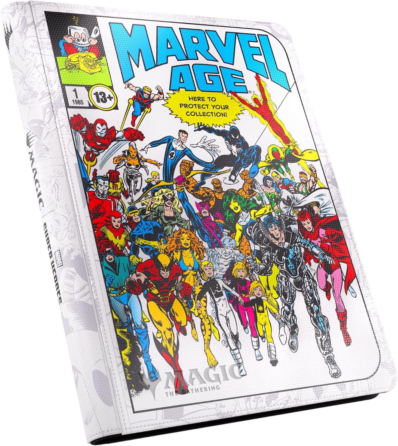 Gamegenic | Magic: The Gathering | Marvel Super Heroes Zip-Up Album 18-Pocket - Marvel Age | Trading Card Game Accessory | Ages 13+
