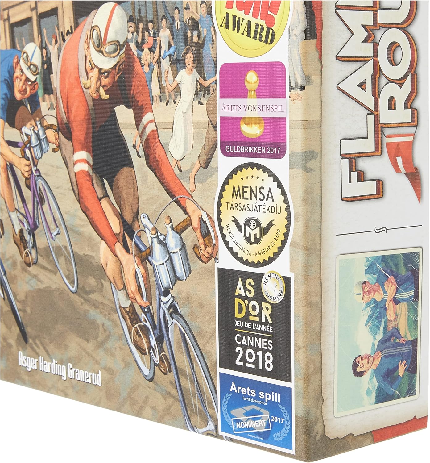 Lautapelit | Flamme Rouge | Board Game | Ages 8+ | 2-4 Players | 30-45 Minute Playing Time