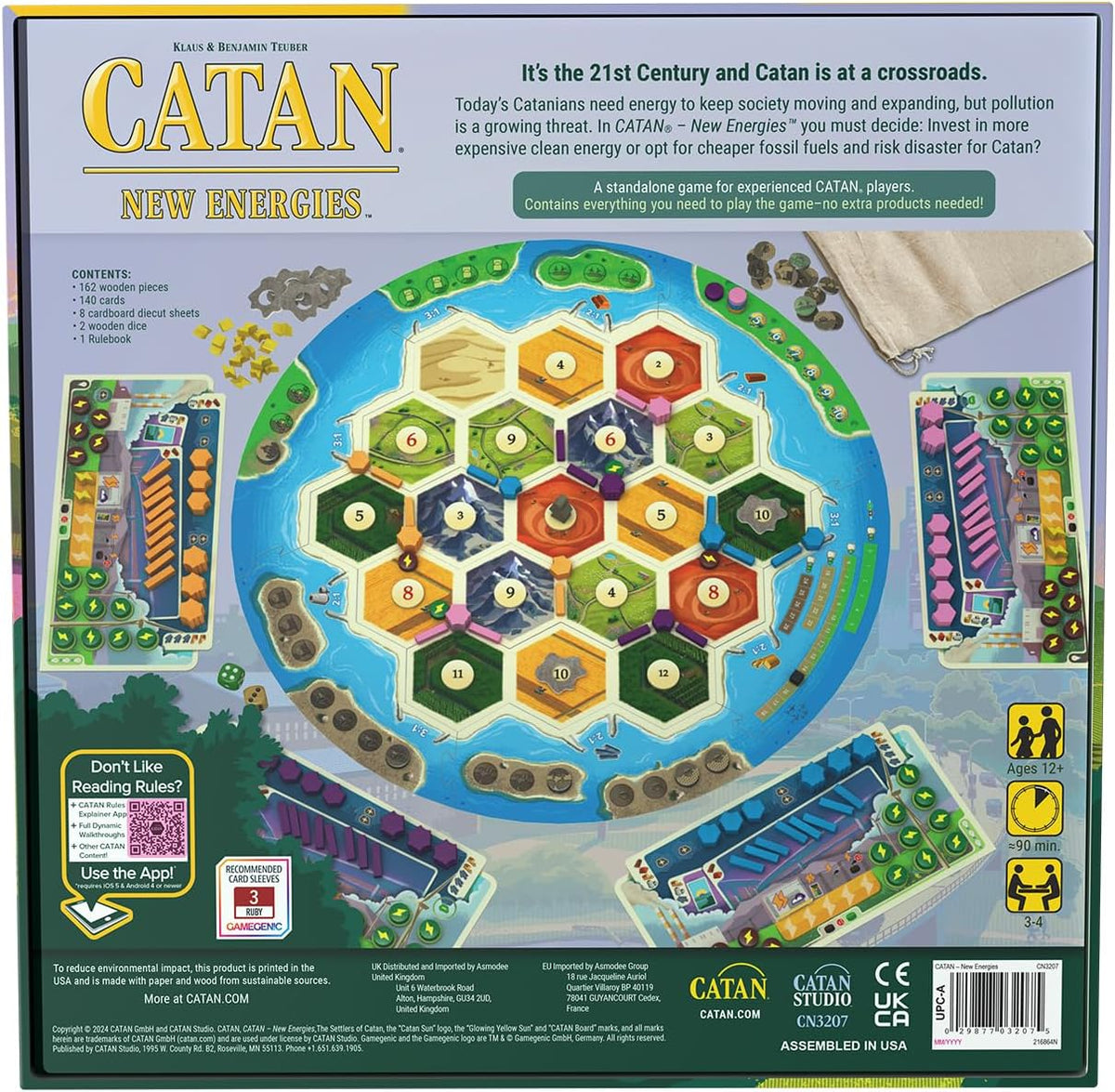 Catan | Catan New Energies | Family Board Game | Ages 12+ | 3-4 Players | 90 Minutes Playing Time