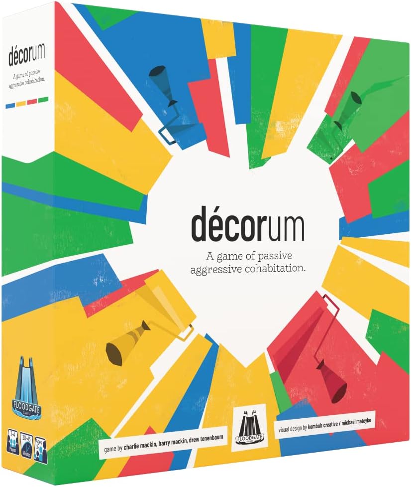 Decorum - A Board Game by Floodgate Games – 2-4 Players - Board Games for Family – 30-45 Minutes of Gameplay - Games for Family Game Night - for Teens and Adults Ages 14+ - English Version