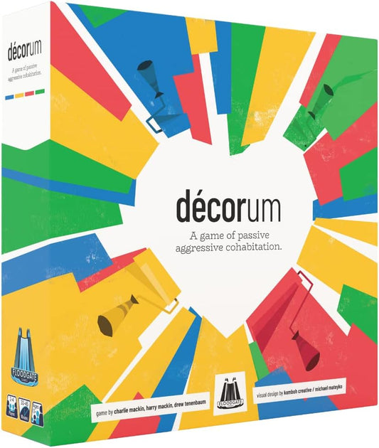 Decorum - A Board Game by Floodgate Games – 2-4 Players - Board Games for Family – 30-45 Minutes of Gameplay - Games for Family Game Night - for Teens and Adults Ages 14+ - English Version