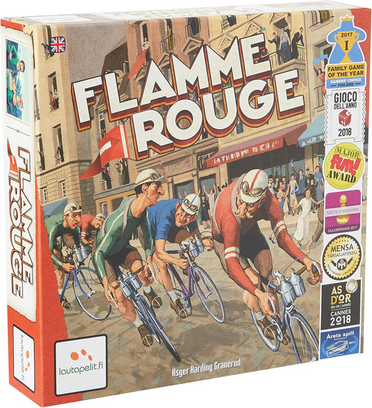 Lautapelit | Flamme Rouge | Board Game | Ages 8+ | 2-4 Players | 30-45 Minute Playing Time