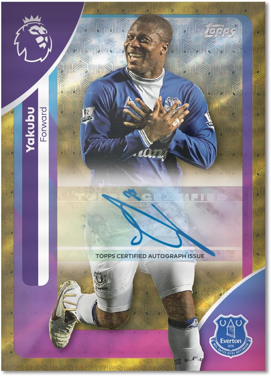 Topps Premier League 2026 - Debut Edition - Hall of Fame Super Tin #3. Contains 50 cards plus 3 Hall of Fame LE cards.