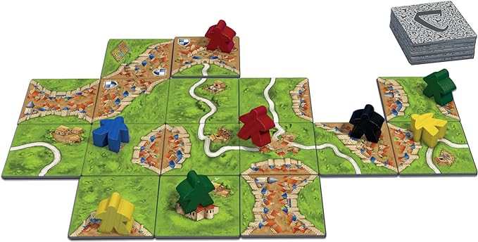 Z-Man Games, Carcassonne, Brettspiel, ab 7 Jahren, 2-5 Spieler, 45 Minuten Spieldauer