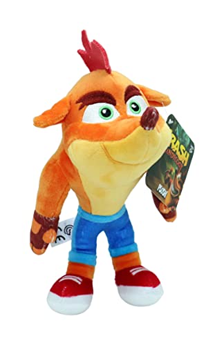 Bandai Crash Bandicoot Plush Soft Cuddly Orange Toy, 15cm