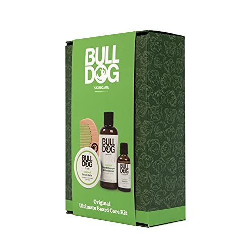 Bulldog Skincare Beard Ultimate Kit - Shampoo & Conditioner, Oil, Balm & Comb