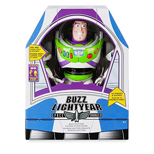 Disney Official Toy Story Buzz Lightyear Deluxe Talking Figure Toy