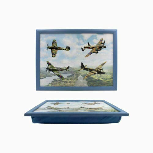 Leonardo Collection World War Planes Laptray - Spitfire Hurricane Fighter Plane