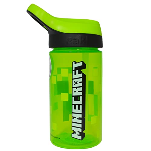 Minecraft Creeper Atlantic Water Bottle | Boys Girls | Adults | School Office Work | Multi | 450 ML