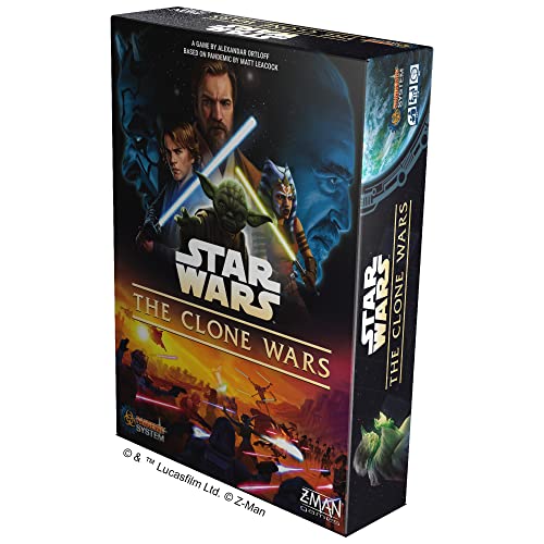 Z-Man Games Man Games Pandemic: Star Wars: The Clone Wars Board Game Ages 14+ 1-5 Players 60 Minutes Playing Time, ZM7126