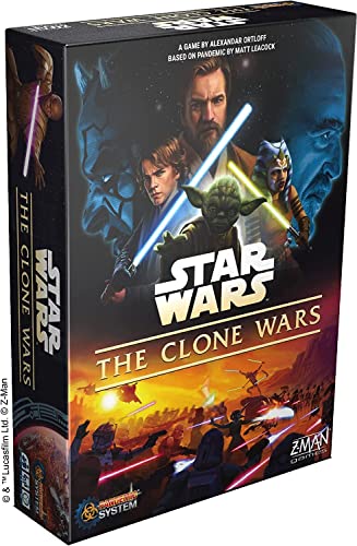 Z-Man Games Man Games Pandemic: Star Wars: The Clone Wars Board Game Ages 14+ 1-5 Players 60 Minutes Playing Time, ZM7126