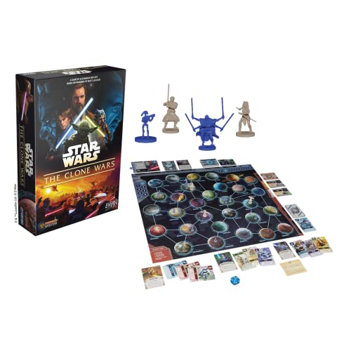 Z-Man Games Man Games Pandemic: Star Wars: The Clone Wars Board Game Ages 14+ 1-5 Players 60 Minutes Playing Time, ZM7126