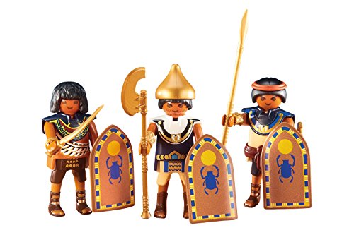 Playmobil 6488 - 3 Egyptian Warriors Figures & Accessories - History Add-On Series