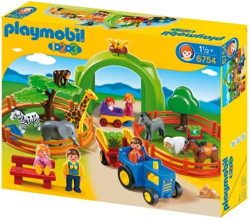 Playmobil 6754 1.2.3 Large Zoo