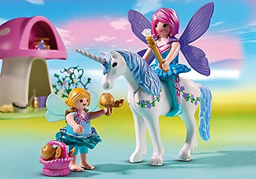 Playmobil 6055 Fairies, Unicorns and Toadstool playset