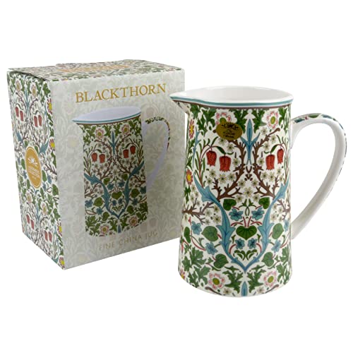 The Leonardo Collection William Morris Blackthorn Pattern Milk Cream Jug - Add a Touch of Elegance to Your Table Setting