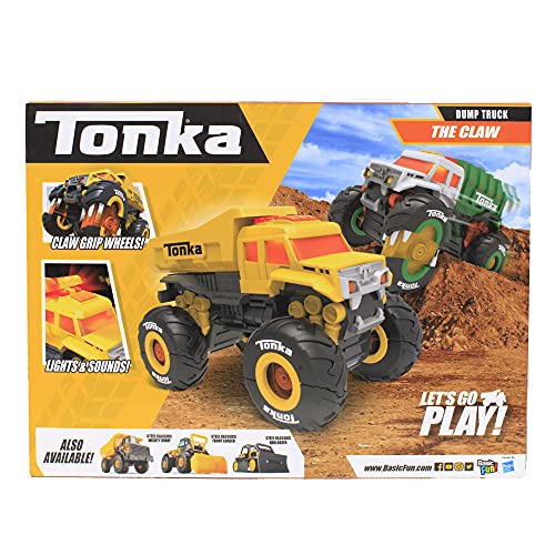 Tonka 6121 The CLAW Lights and Sounds Dump Truck Toy