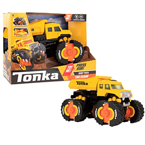 Tonka 6121 The CLAW Lights and Sounds Dump Truck Toy