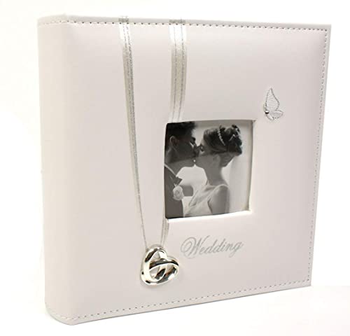 Wedding Rings and Butterfly Photo Album - The Perfect Wedding Day Gift